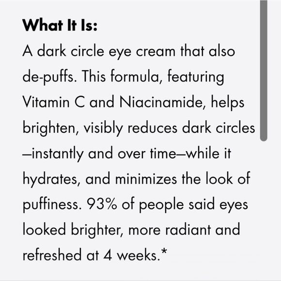 ORIGINS GinZing Brightening Eye Cream with Vitamin C & Niacinamide NEW - Picture 9 of 15